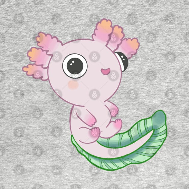 Super Cute Axolotl by Sketchy